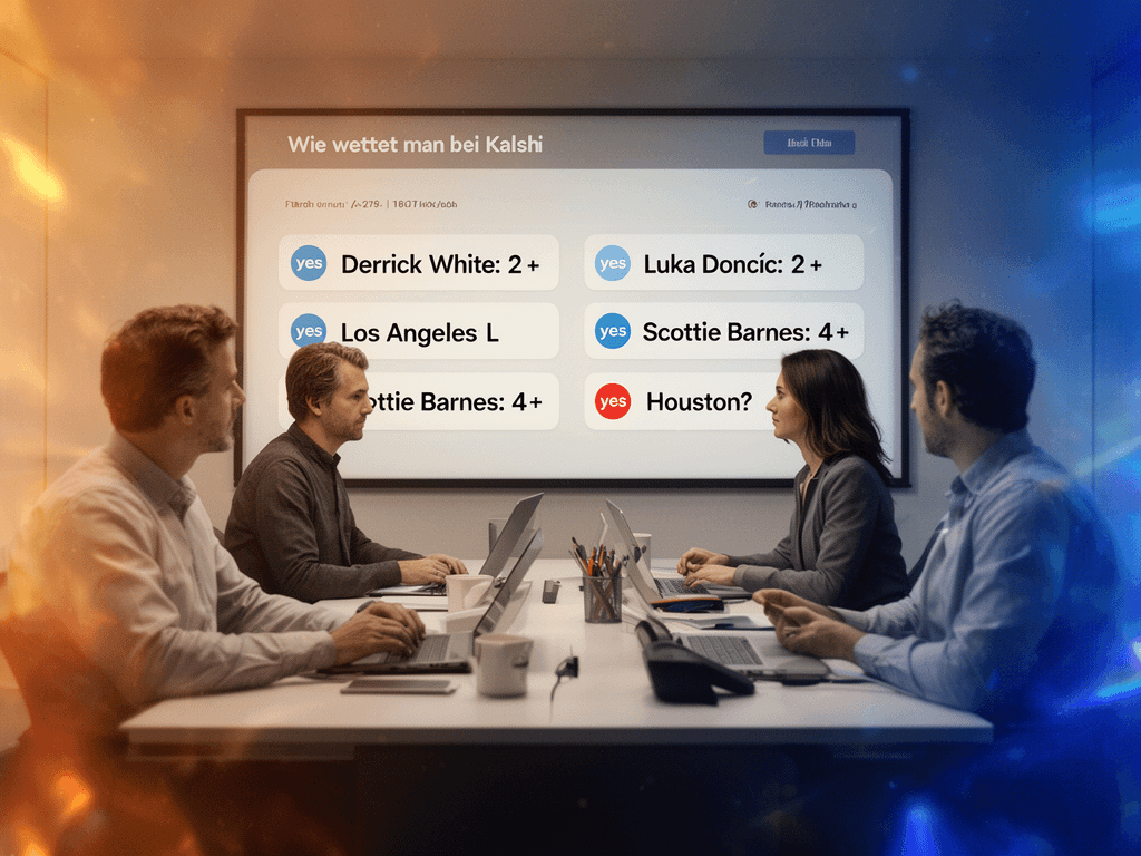 Wie wettet man bei Kalshi auf: yes Derrick White: 2+,yes Luka Dončić: 2+,yes Los Angeles L,yes Scottie Barnes: 4+,yes Houston?